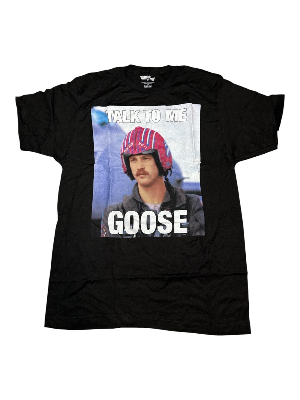 NEW! Top Gun 'Talk To Me Goose' Graphic T-shirt Large